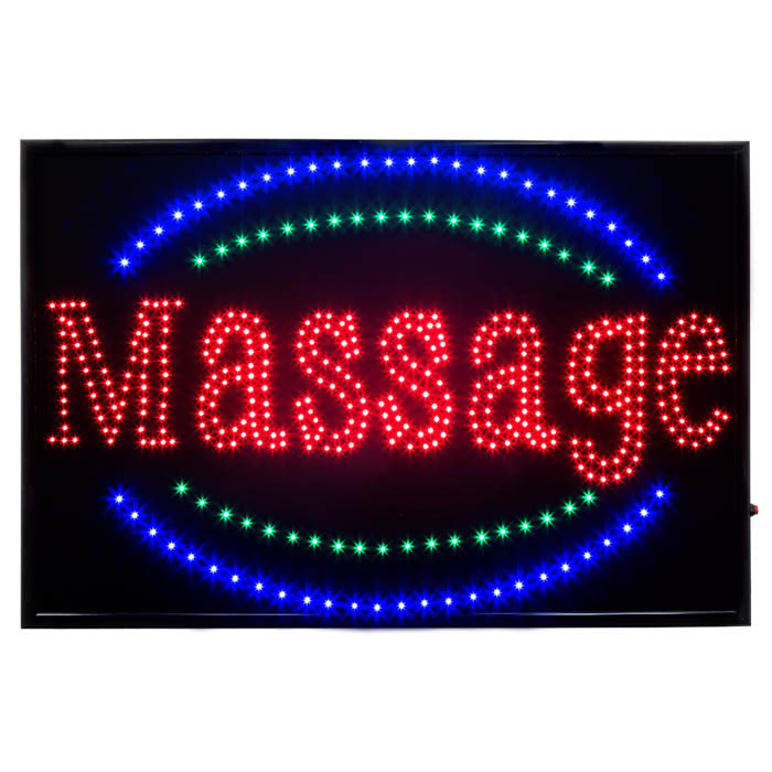 LED Massage Sign with Stylized Border / U-47A7 - Acubest