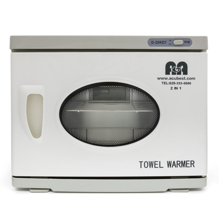 Towel Warmer and UV Disinfector with Windowed Cabinet  / 23L Capacity / D-20KD7 - Acubest