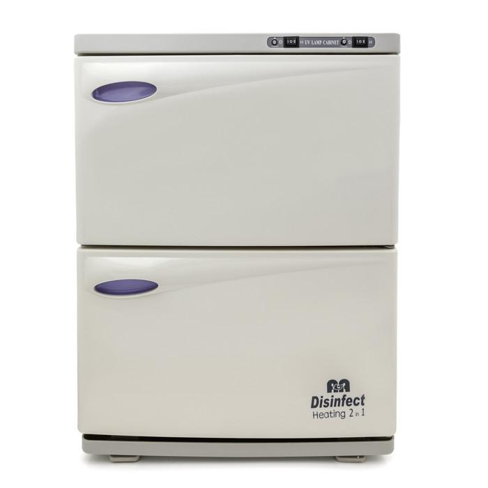 UV Dual Cabinet Towel Warmer / 40L Capacity / D-20UV4 - Acubest