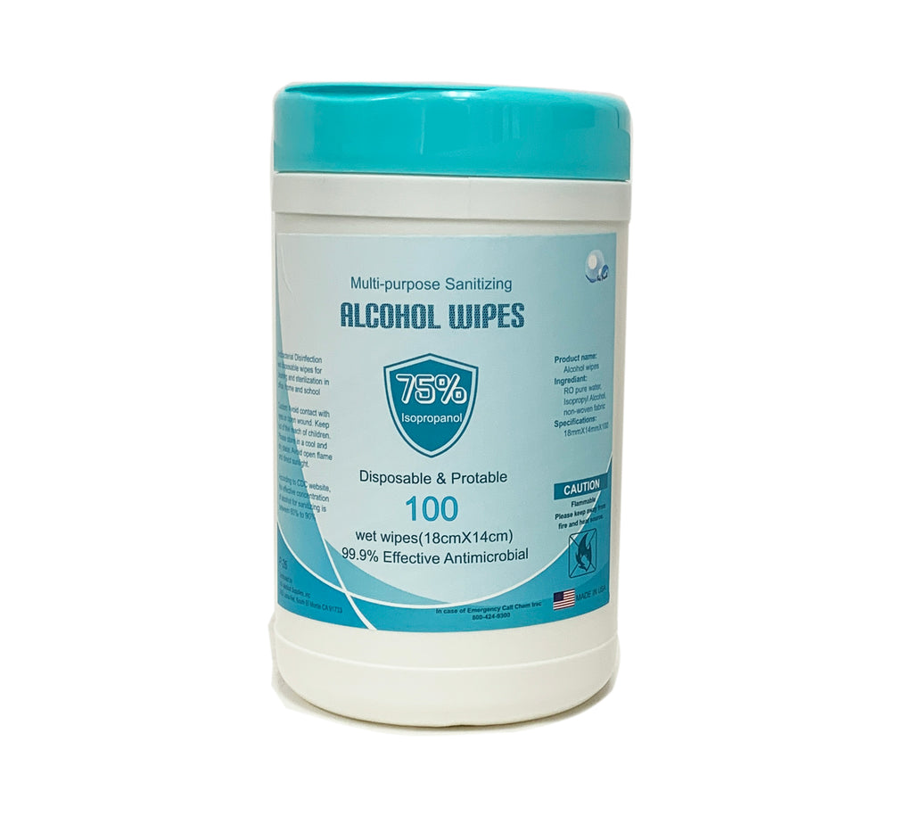 P-26 75% alcohol wipes for disinfecting. - Acubest