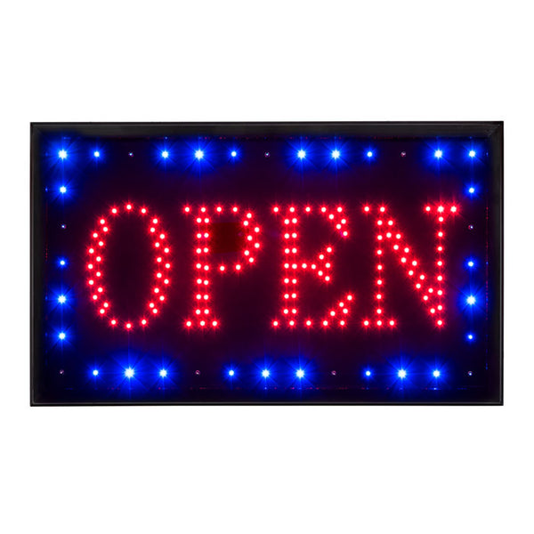 LARGE LED Open Sign - Green