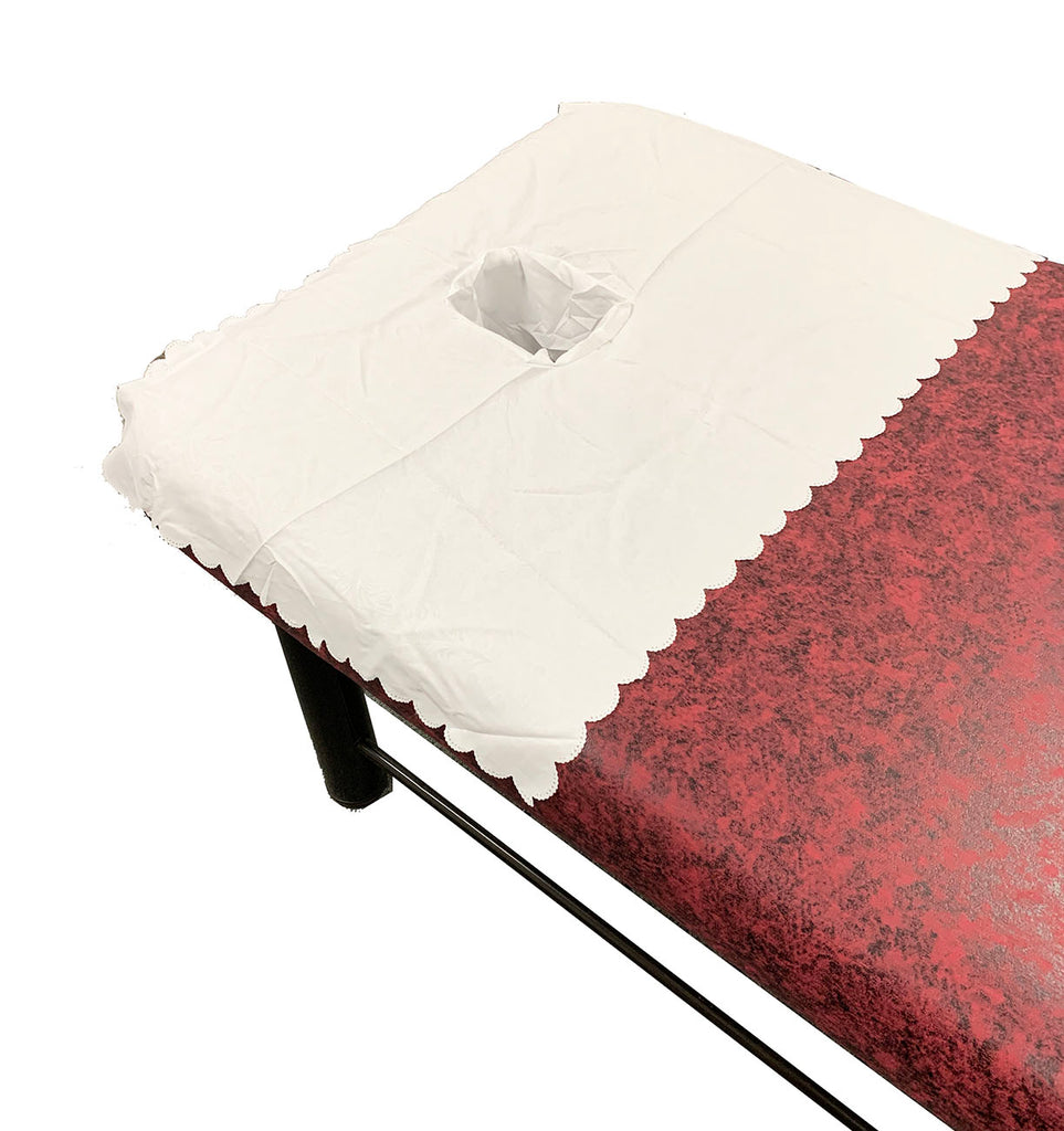 X-09 Reusable/washable cotton Massage Table Head Sheet/ Face Rest Cover Sheets - Acubest
