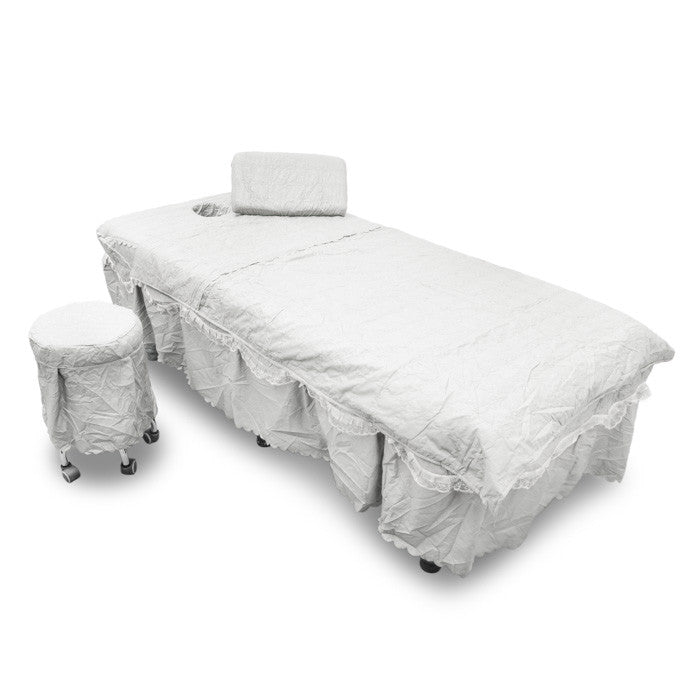 X-16B1 Massage Table Cover with Skirt 4-pcs. - Acubest