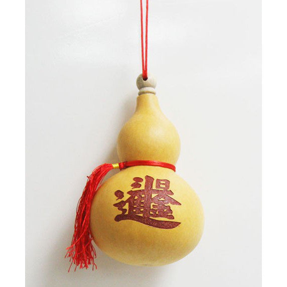 HF136 Natural Feng Shui Gourd Calabash Exorcism Lucky Blessing Charm Decor - Acubest