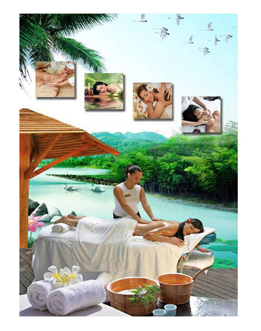 G-08H01 Perspective Window Sticker Massage Print-XL - Acubest