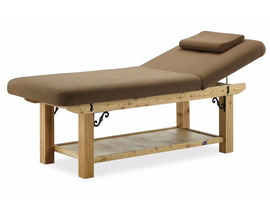 Wooden Frame Massage Table  Item # T-10G-3 10G-4 - Acubest
