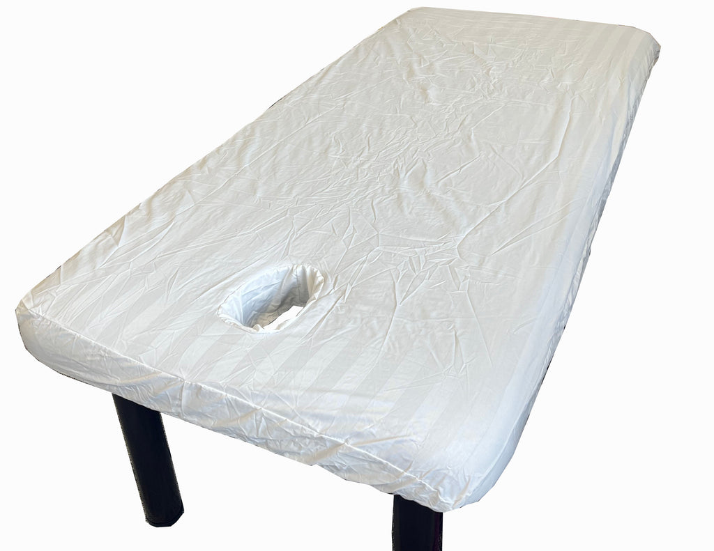 X-12 Fitted Massage Table Covers with Face Holes