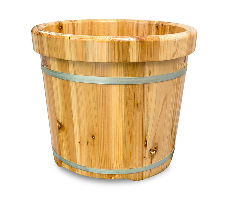 Wooden Foot Bath Bucket / E-41B - Acubest