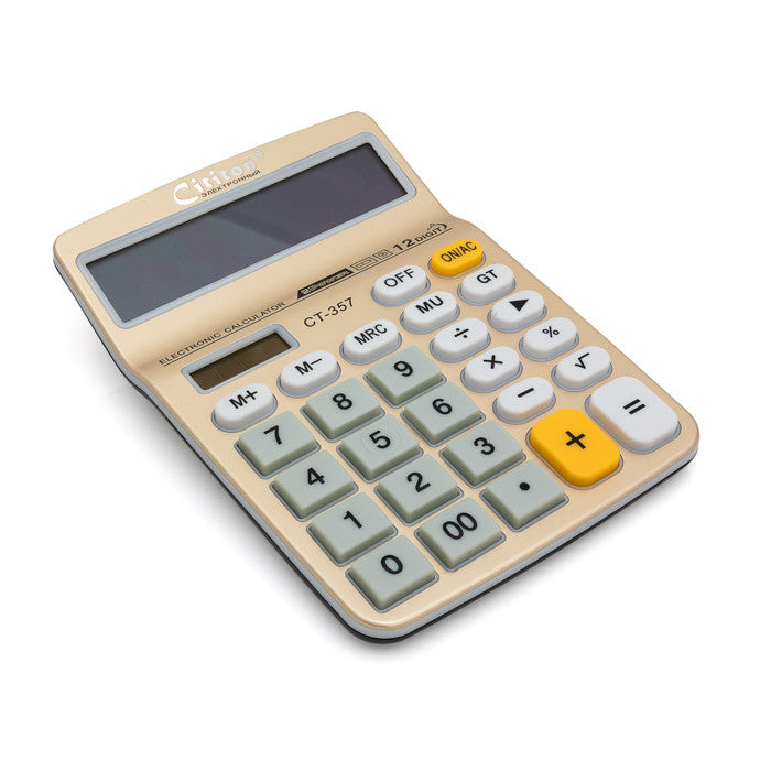 HF070 Dual-Powered Electronic Calculator - Acubest