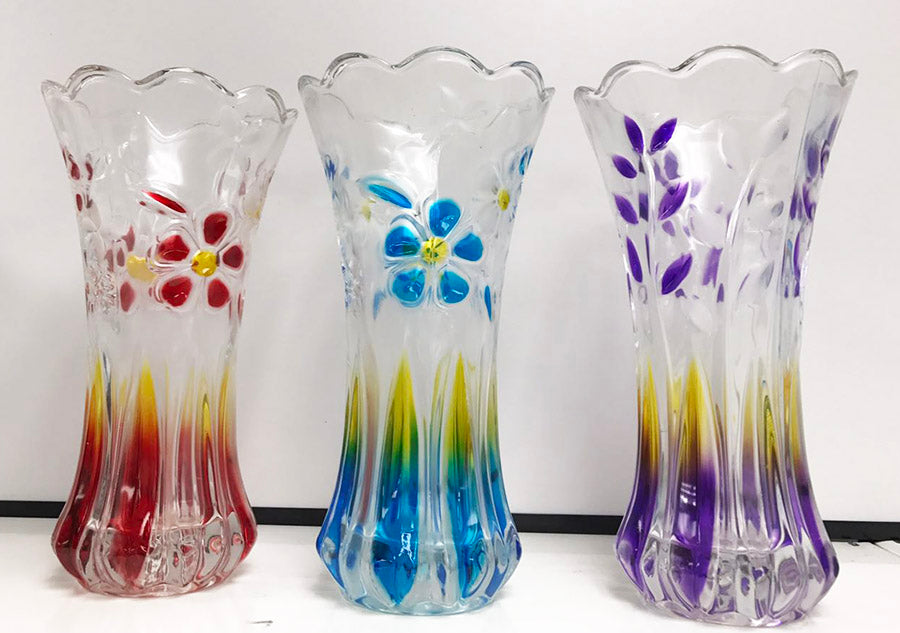 Vase / glass floor vase / Item# HF094B - Acubest