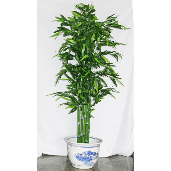 artificial bamboo plant with pot Artificial potted plant: fake fabric/plastic Bamboo: faux plant for sp– Acubest