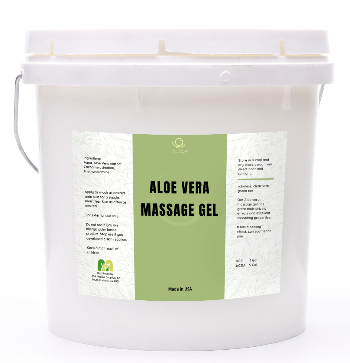 Sea Pearl Aloe Vera Massage Gels K021 | Acubest.com