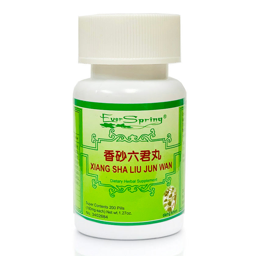 N012  Xiang Sha Liu Jun Wan  / Ever Spring - Traditional Herbal Formula Pills - Acubest