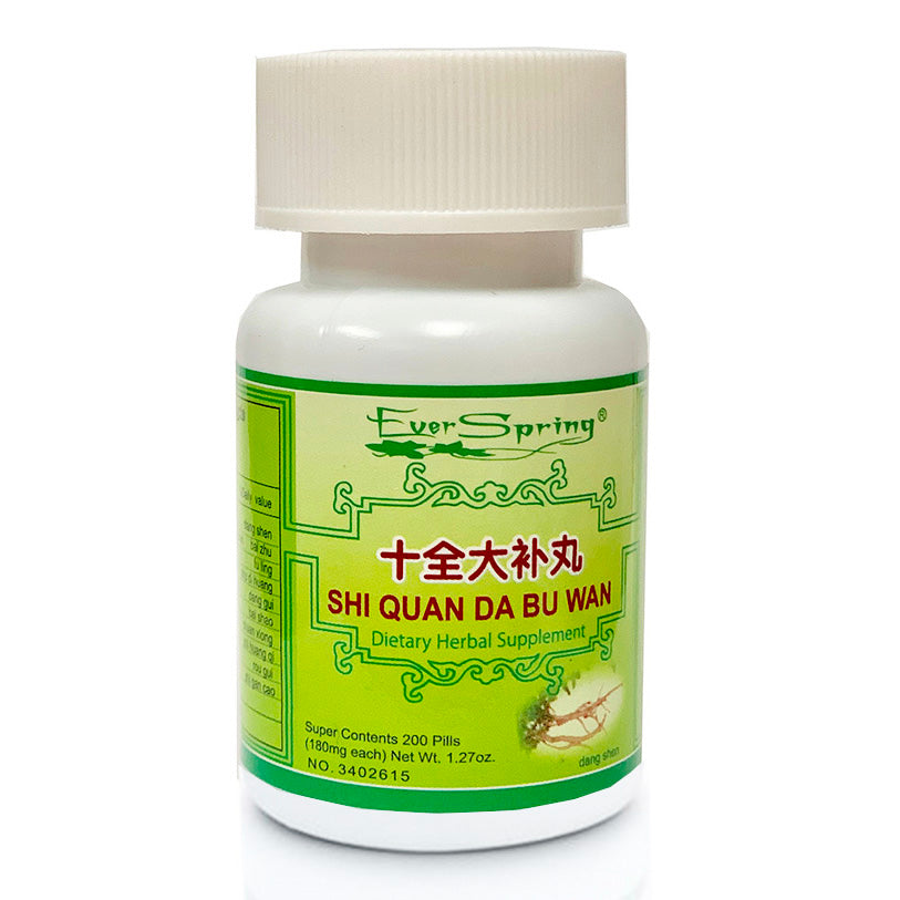 N015  Shi Quan Da Bu Wan  / Ever Spring - Traditional Herbal Formula Pills - Acubest