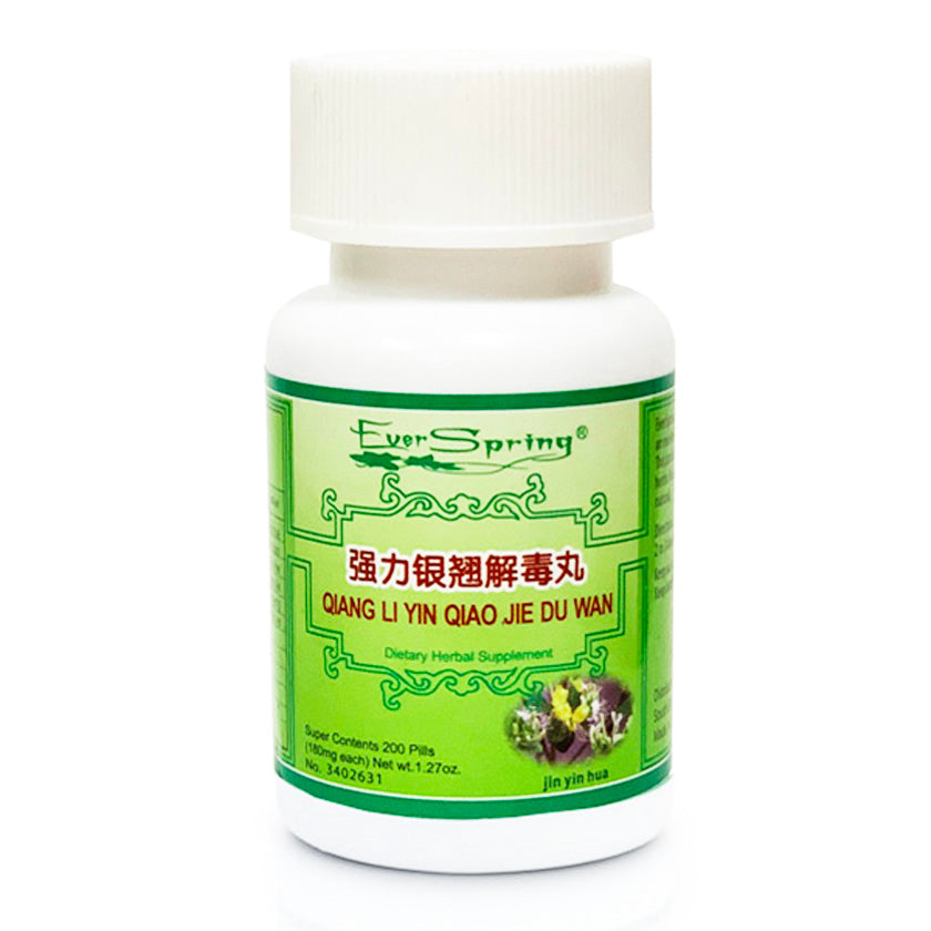 N031  Qiang Li Yin Qiao Jie Du Wan  / Ever Spring - Traditional Herbal Formula Pills - Acubest
