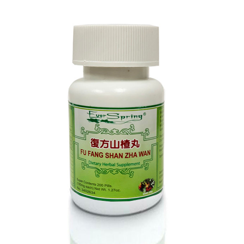N034  Fu Fang Shan Zha Wan  / Ever Spring - Traditional Herbal Formula Pills - Acubest