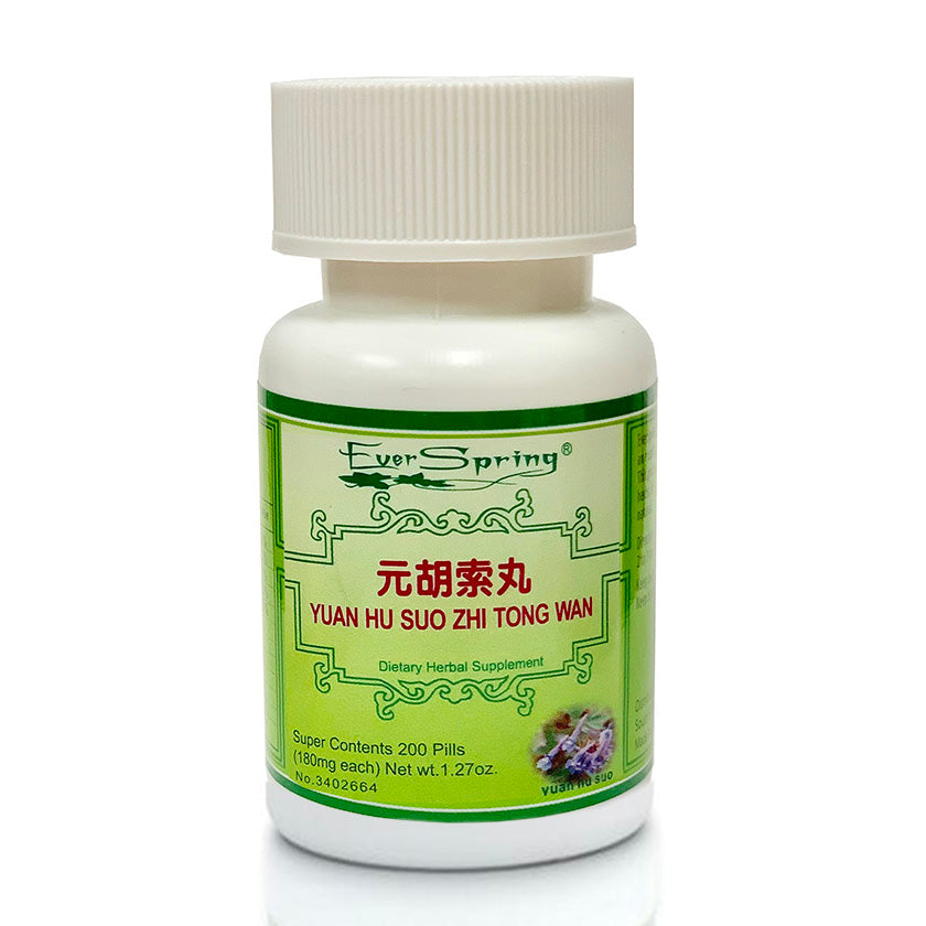 N064  Yuan Hu Suo Zhi Tong Wan  / Ever Spring - Traditional Herbal Formula Pills - Acubest