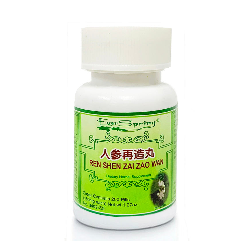 N125  Ren Shen Zai Zao Wan / Ever Spring - Traditional Herbal Formula Pills - Acubest