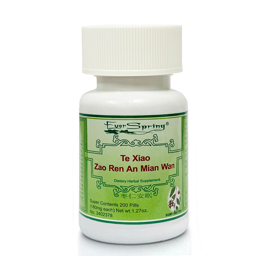 N144  Te Xiao Zao Ren An Mian Wan  / Ever Spring - Traditional Herbal Formula Pills - Acubest