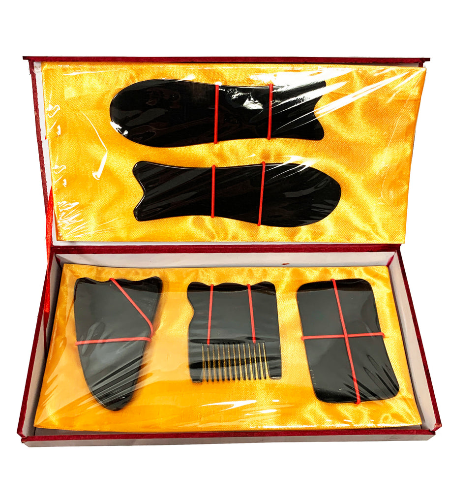 Gua Sha Therapy 5-Piece Tool Set / T-08D1 - Acubest