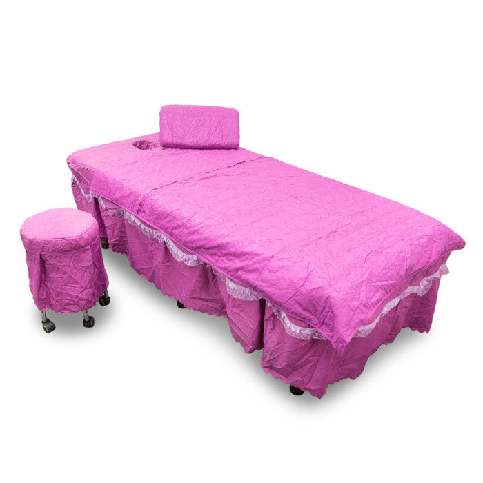 X-16B2 Massage Table Cover with Skirt 4-pcs. - Acubest