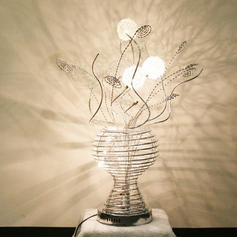 Table Lamp/ Aluminum Table lamp/ Flower Baskets lights/Item# HF152K6 - Acubest